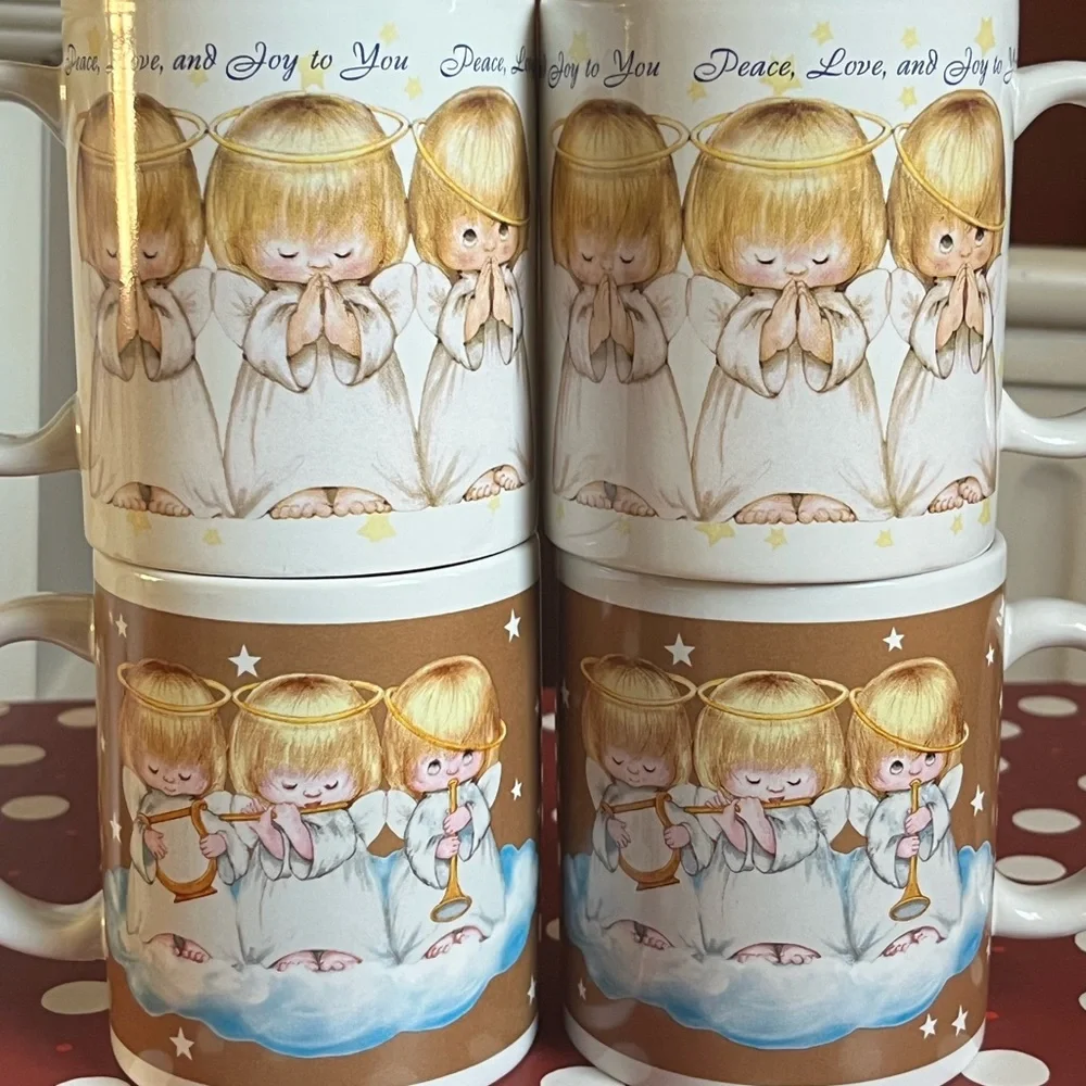 Vintage Hallmark Angels Coffee Mugs